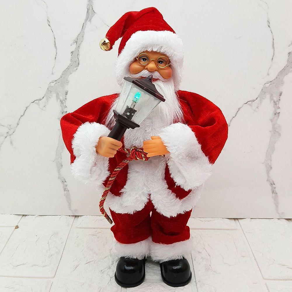 Boneco Papai Noel Musical Com Movimentos Enfeite Natal 30cm - 2