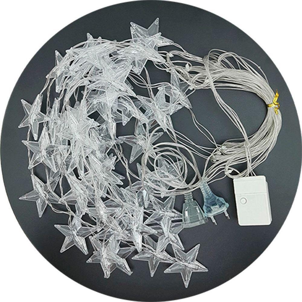 Pisca Cortina Cascata Natal 48 Lâmpadas Leds Branco 3m 220v - 4