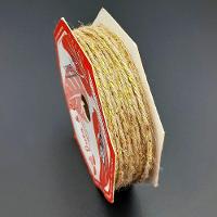 Rolos Fio Juta Decoração Natal Cordão Dourado 20m Kit 6pçs - 4