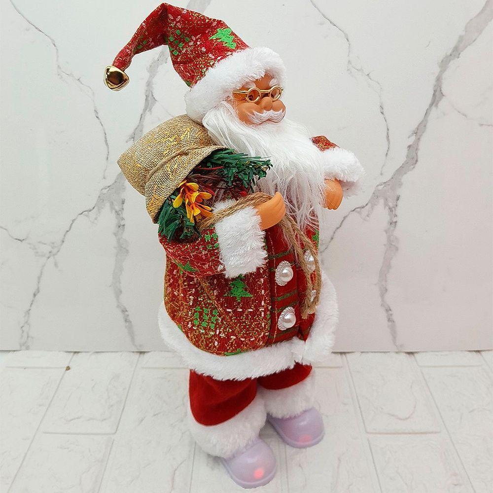 Boneco Papai Noel Musical Com Movimentos Enfeite Natal 40cm - 2