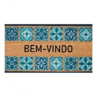 Capacho Fibra De Coco Azulejos Pougueses 60x33cm - Uzoo Capacho Fibra De Coco Rt 60x33cm Azulejos Portugueses Kld2 - 1