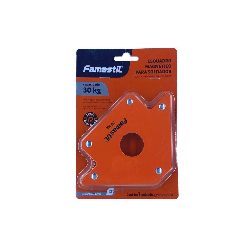 Kit 2 Esquadro Magnetico Para Solda 30 Kg Famastil - 5