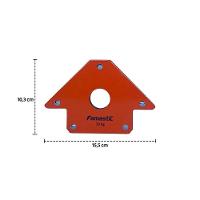 Kit 2 Esquadro Magnetico Para Solda 30 Kg Famastil - 6