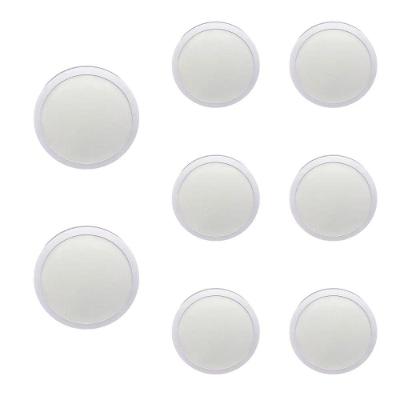 Kit Com 8 Painéis Plafon Led Sobrepor Redondo 18w 6500k Max-0367