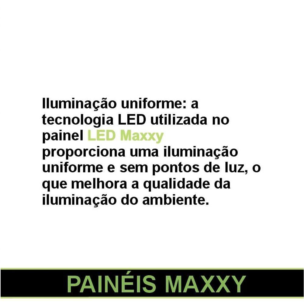 Kit Com 5 Painéis Plafon Led Sobrepor Redondo 18w 6500k Max-0367 - 7