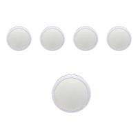 Kit Com 5 Painéis Plafon Led Sobrepor Redondo 18w 6500k Max-0367 - 1