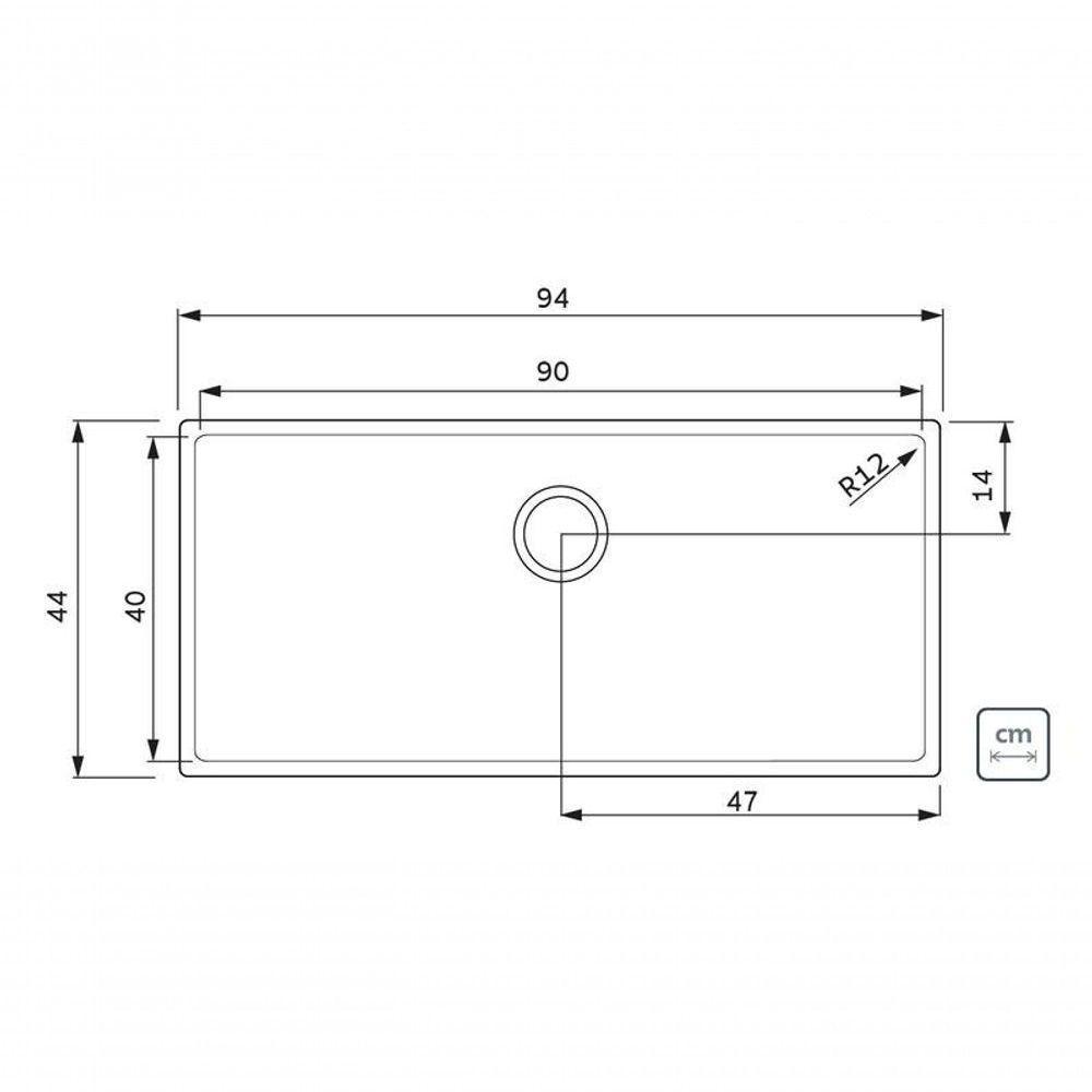 Cuba Tramontina Quadrum 90 Em Inox Acabamento Acetinado E Acessórios Design Collection - 3