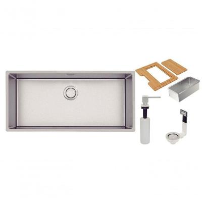 Cuba Tramontina Quadrum 90 Em Inox Acabamento Acetinado E Acessórios Design Collection