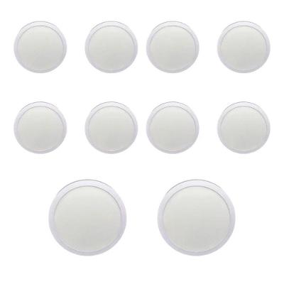 Kit Com 10 Painéis Plafon Led Sobrepor Redondo 18w 6500k Max-0367