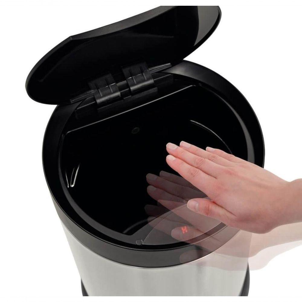 Lixeira Tramontina Smart Automática Com Sensor Em Inox Acabamento Acetinado 12 Litros - 3