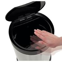 Lixeira Tramontina Smart Automática Com Sensor Em Inox Acabamento Acetinado 12 Litros - 3