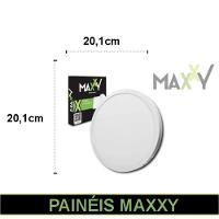 Kit Com 9 Painéis Plafon Led Sobrepor Redondo 18w 6500k Max-0367 - 2