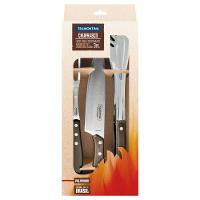 Jogo De Churrasco Tramontina Polywood Castanho 3 Peças - 3