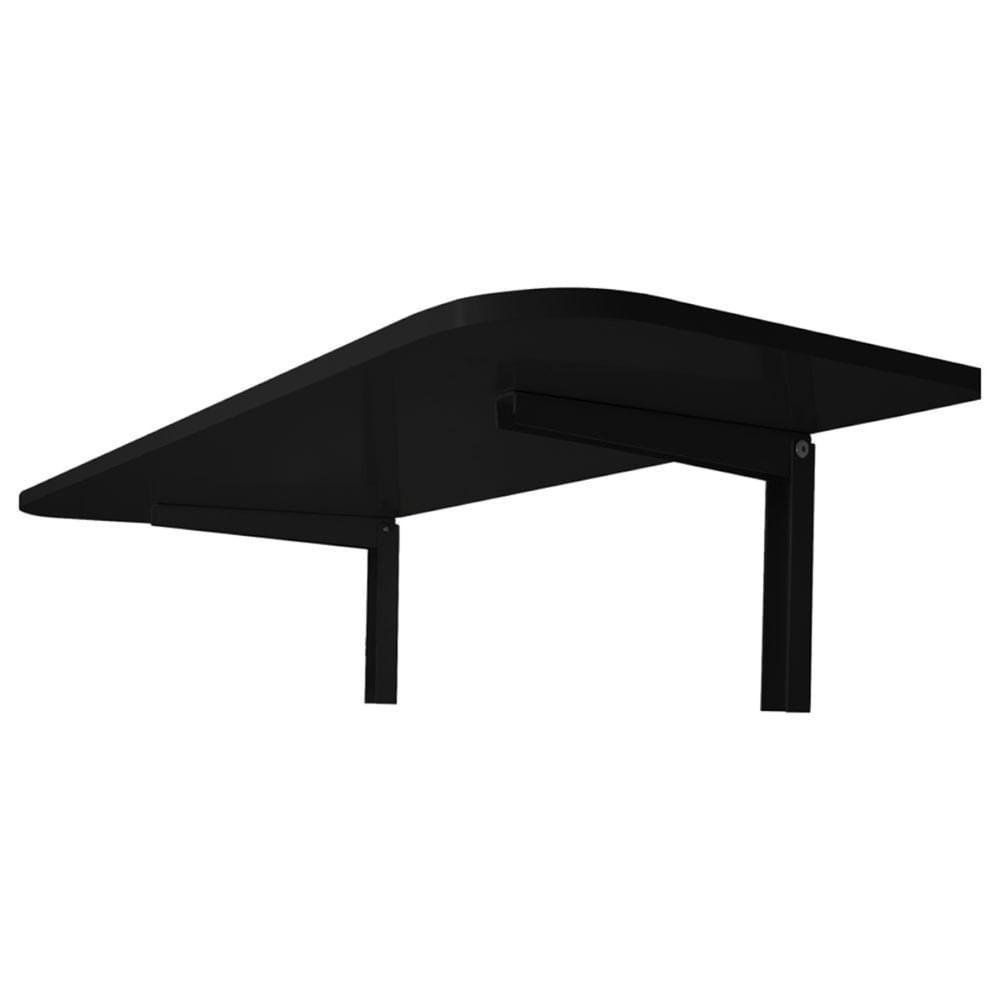 Mesa Dobrável Com Suporte 100 X 50 Cm Preta - Mds-10050-pr - Multivisão - 1