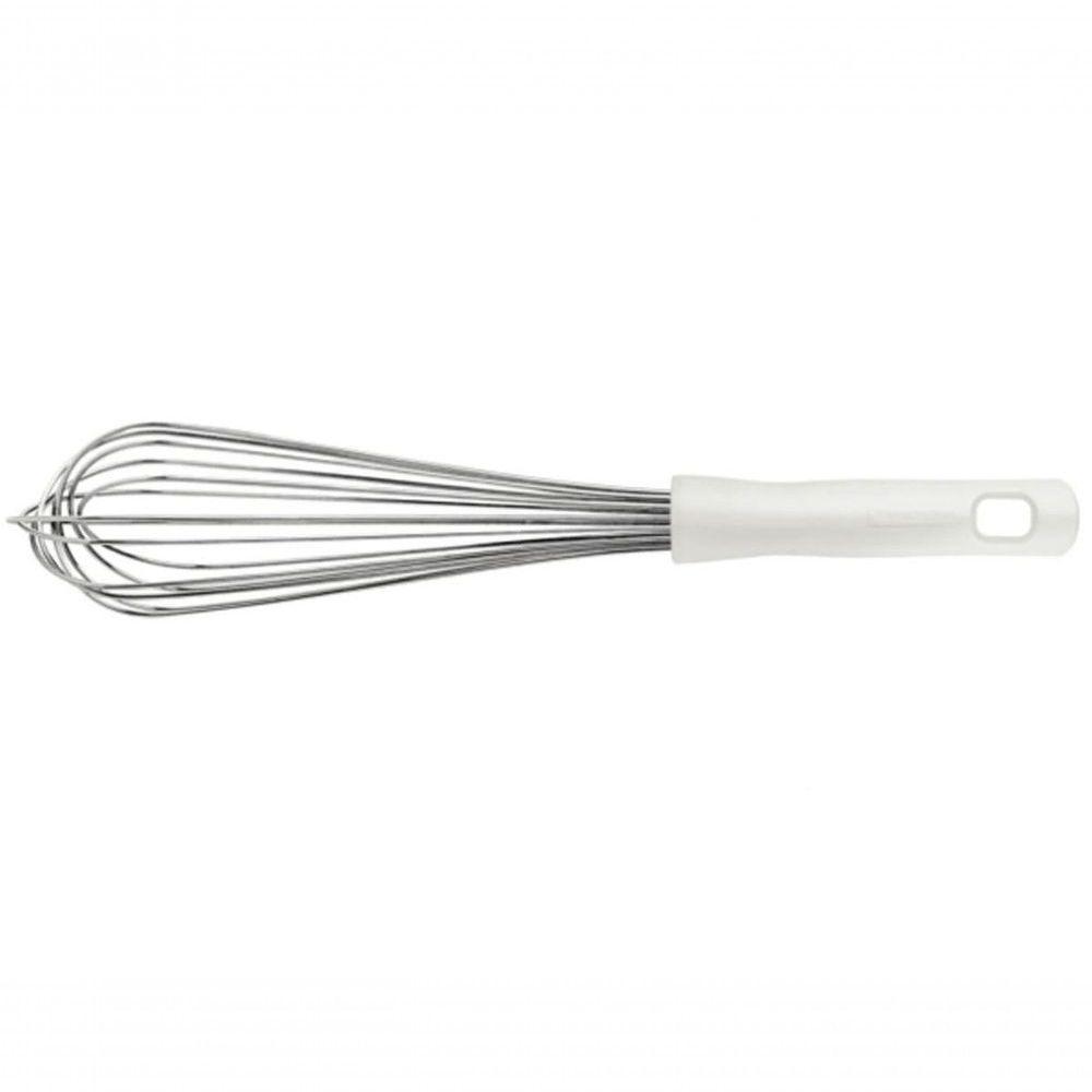 Batedor Manual Tramontina Profissional Em Aço Inox Com Cabo Em Polipropileno Branco 35 Cm - 1