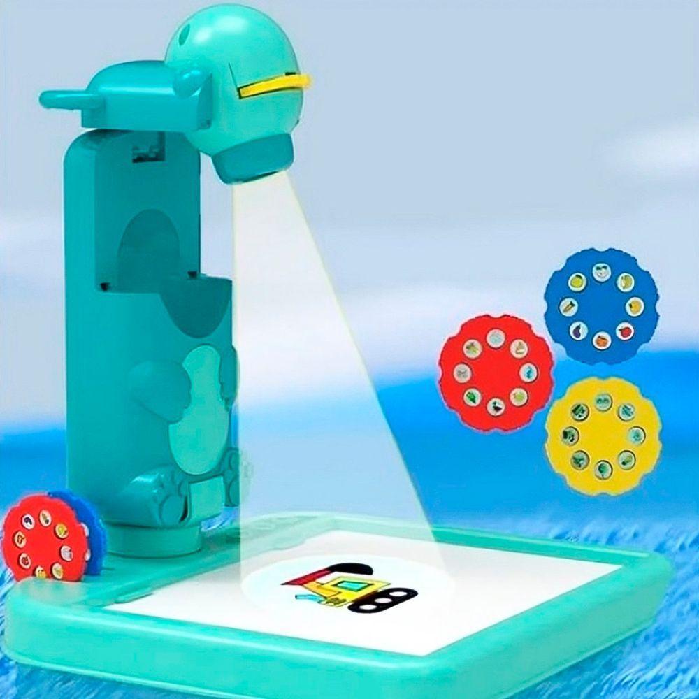 Brinquedo Mesa Magica Pintura Projetor Led Desenho Divertido Verde - 3