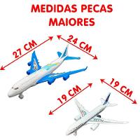 Kit Brinquedo Aeroporto Transito 18pçs Avião Carro Caminhão - 5