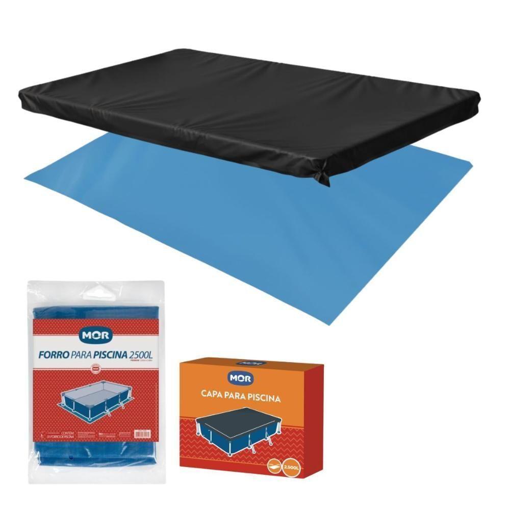 Capa E Forro Para Piscina 2500 Litros Mor - 1