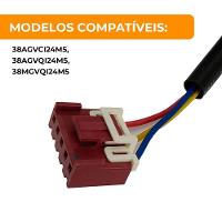 Motor Ventilador Zkfn-34-10-1l Condensadora 24.000 Btus 38agvci24m5 Midea Springer - 7