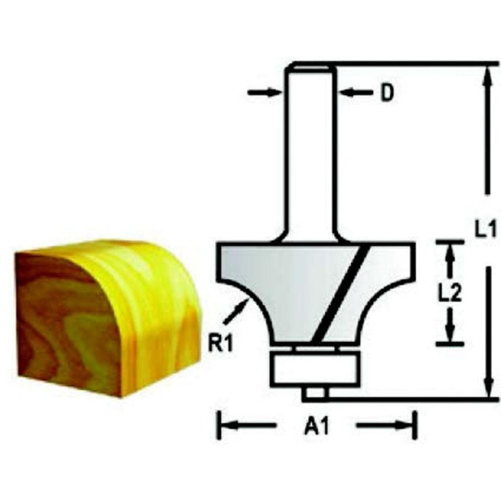 Fresa De Borda 8 Mm X 51 Mm D-68448 Makita - 2