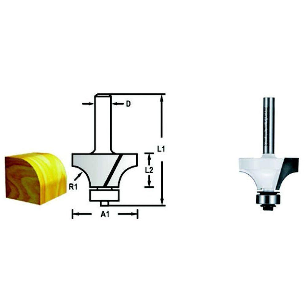 Fresa De Borda 8 Mm X 51 Mm D-68448 Makita - 3
