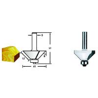 Fresa Borda 6 Mm X 22,2 X 56,1 Mm X 12,7 Mm D-68703 Makita - 1