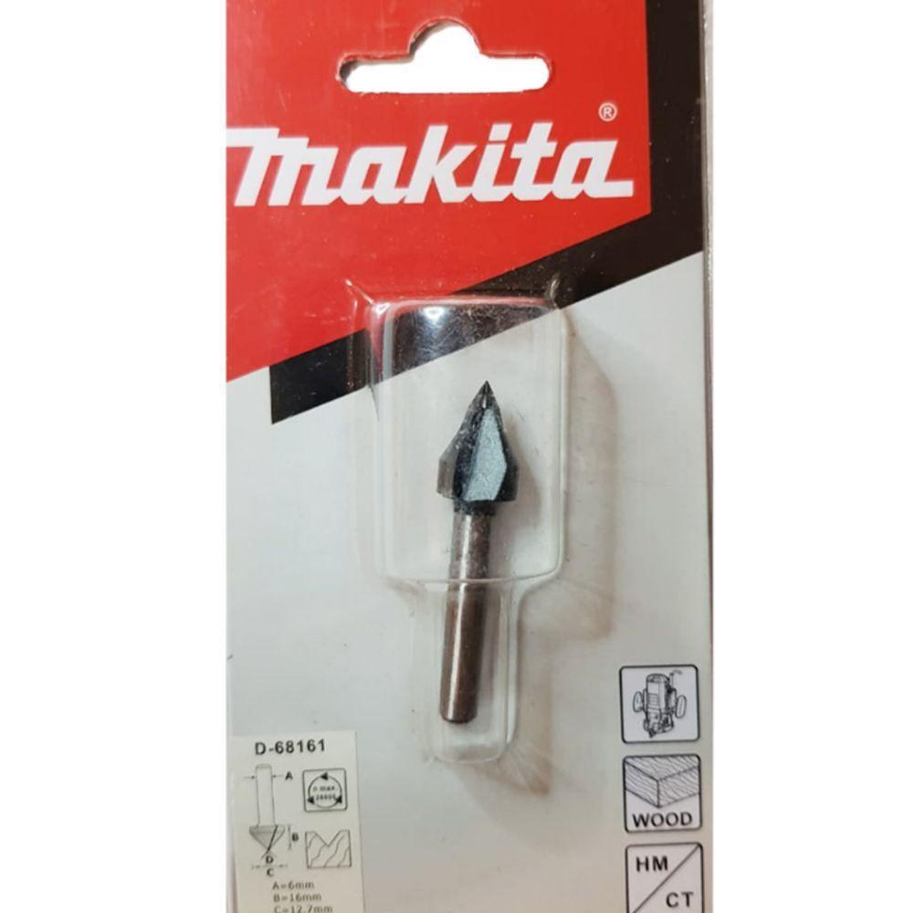 Fresa Ponta V 6 Mm X 12,7 Mm X 48 Mm X 16 Mm Makita - 2