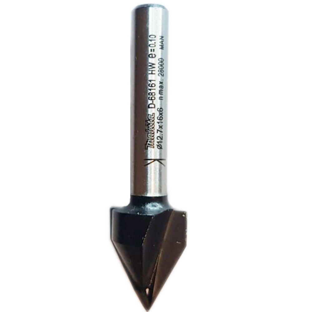 Fresa Ponta V 6 Mm X 12,7 Mm X 48 Mm X 16 Mm Makita - 5