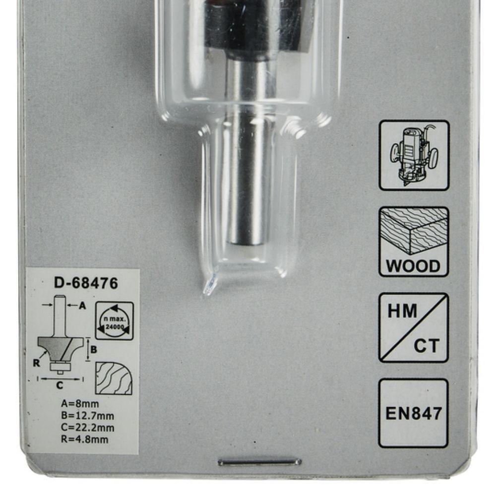 Fresa Borda 8 Mm X 22,2 Mm X 55 Mm X 12,7 Mm D-68476 Makita - 5