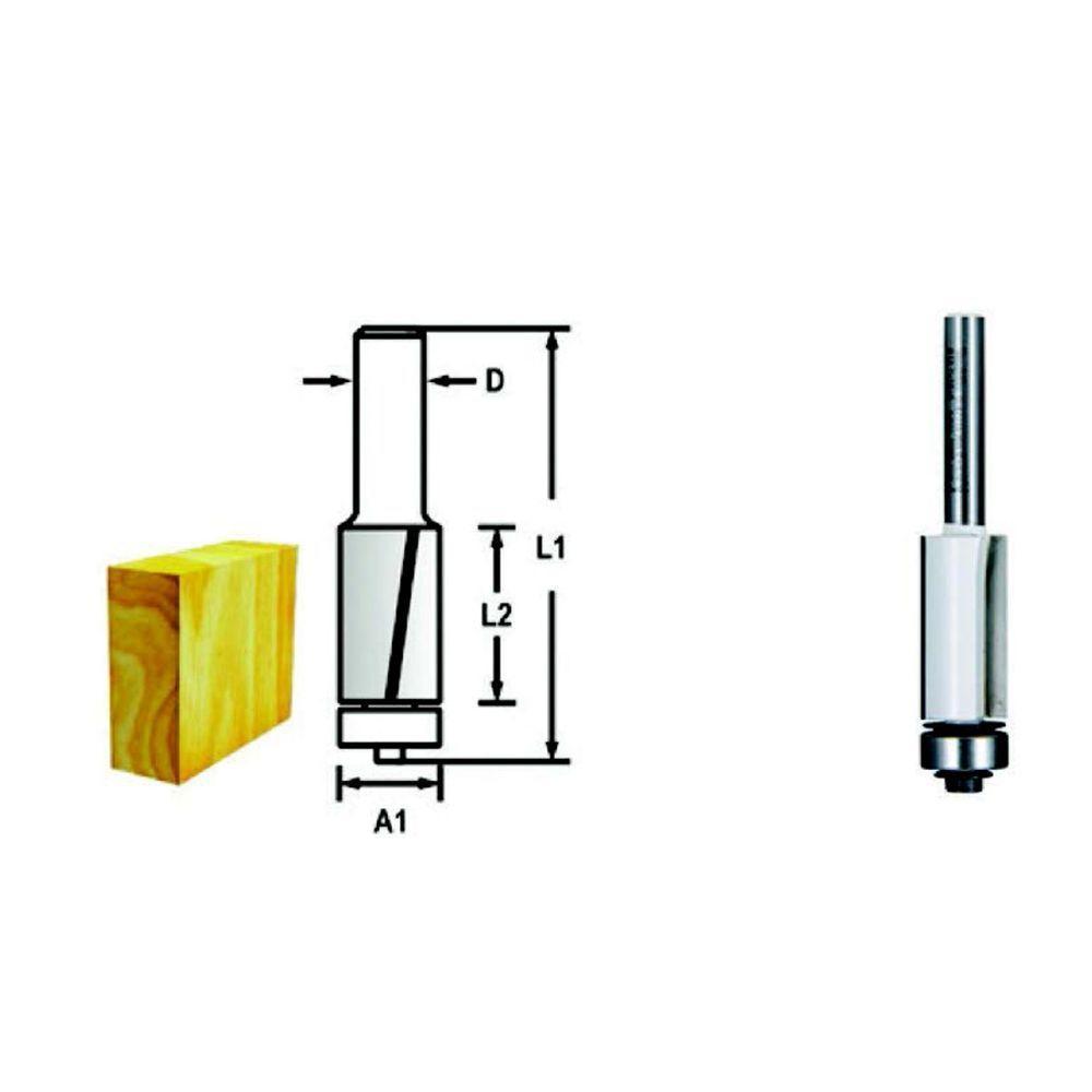 Fresa Paralela Dupla 1-2 X 1-2 D-58540 Makita - 1