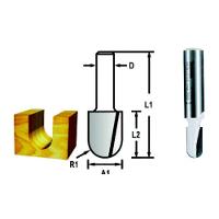 Fresa Ponta U Diamantado 1-2 Haste 1-4 Makita - 2