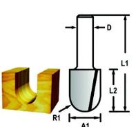 Fresa Ponta U Diamantado 1-2 Haste 1-4 Makita
