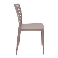 Conjunto 6 Cadeiras Sofia Em Polipropileno Fibra De Vidro Camurça Tramontina