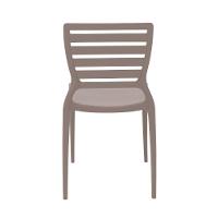 Conjunto 6 Cadeiras Sofia Em Polipropileno Fibra De Vidro Camurça Tramontina - 5