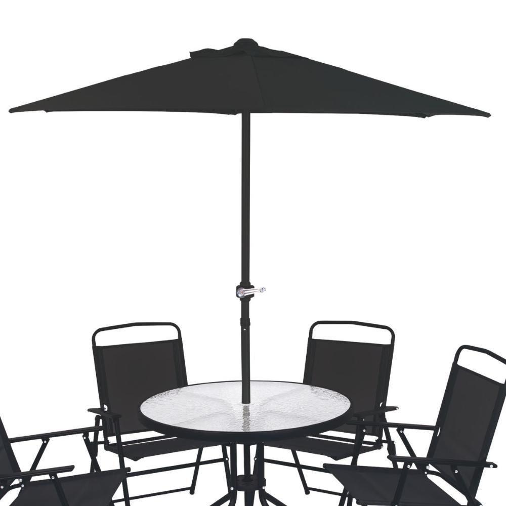 Conjunto Jardim Toronto Com Mesa Guarda-sol E Cadeiras Mor - 3