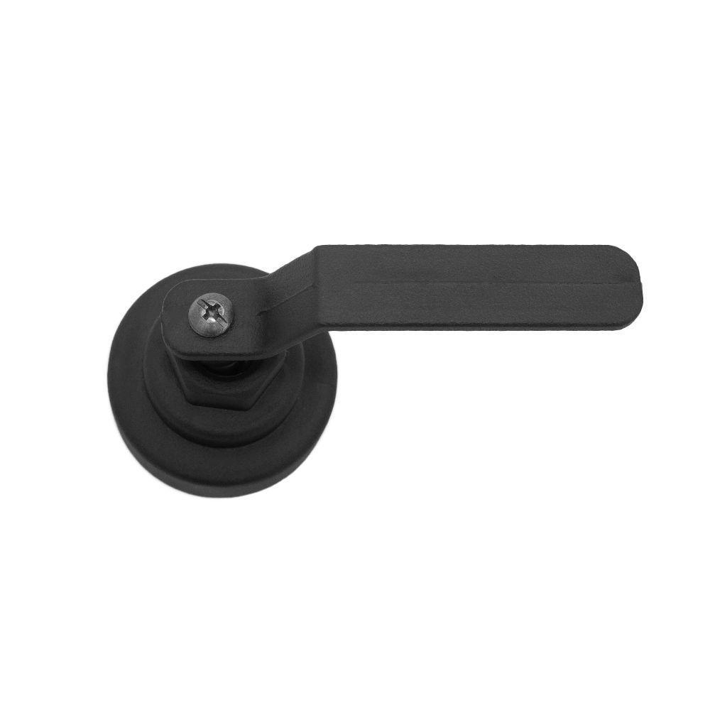 Acabamento Registro Padrão Deca Industrial Rústico Preto Fosco - 5