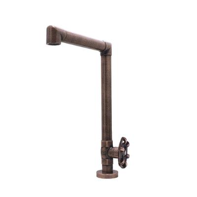 Torneira Pia Lavatório Banheiro Industrial Rustica Mesa Bancada Rosé Cobre Velho Metal Luxo