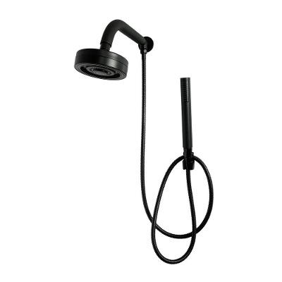 Chuveiro Ducha Gás Solar Autolimpante Preto Black C/ Desviador Duchinha Chuveirinho De Mão Completo