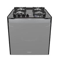 Fogão De Embutir 4 Bocas Preto C- Frente Espelhada E Timer Digital Dako Diplomata Grill Style Bivolt - 9