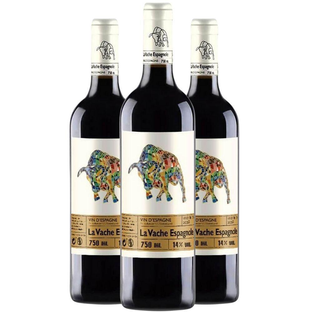 Vinho Tinto La Vache Espagnole Tempranillo 750Ml (3 Und) - 1