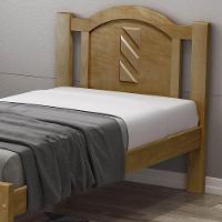 Cama De Solteiro 188cm X 95cm Grécia Imbuia Madeira Pinus - Cavazotto - 3