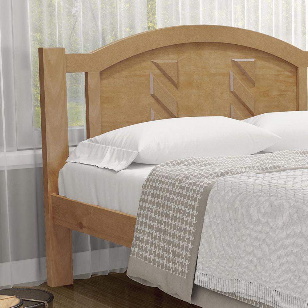 Cama De Casal 197cm X 146cm Grécia Freijó Madeira Pinus - Cavazotto - 3