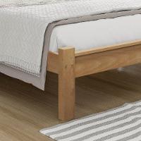 Cama De Casal 197cm X 146cm Grécia Freijó Madeira Pinus - Cavazotto - 4