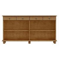 Balcão Para Cozinha 4 Portas E 4 Gavetas Rubi Freijó Madeira Pinus - Finestra - 4