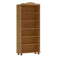 Estante Para Livros Com 5 Prateleiras Rubi Freijó Madeira Pinus - Finestra - 3