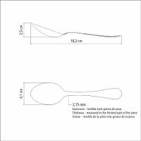 Colher Para Sobremesa Tramontina Classic Em Aço Inox - 3