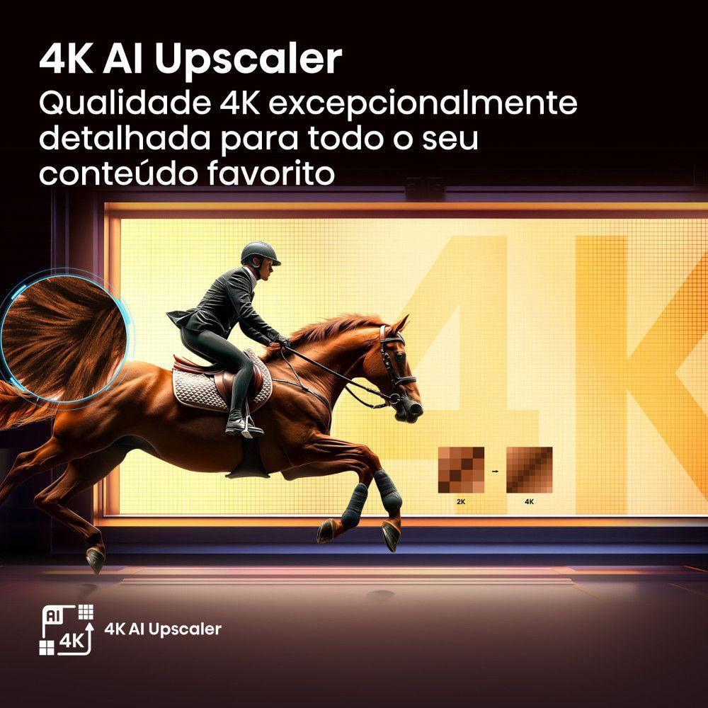 Smart TV VIDAA QLED 4K Dolby Vision HDR Wi-Fi Bluetooth Preto - 7