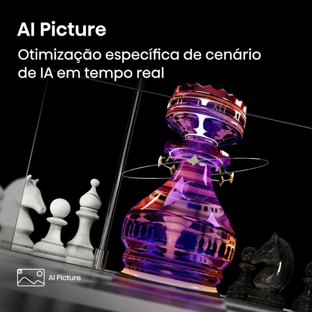 Smart TV VIDAA QLED 4K Dolby Vision HDR Wi-Fi Bluetooth Preto - 10