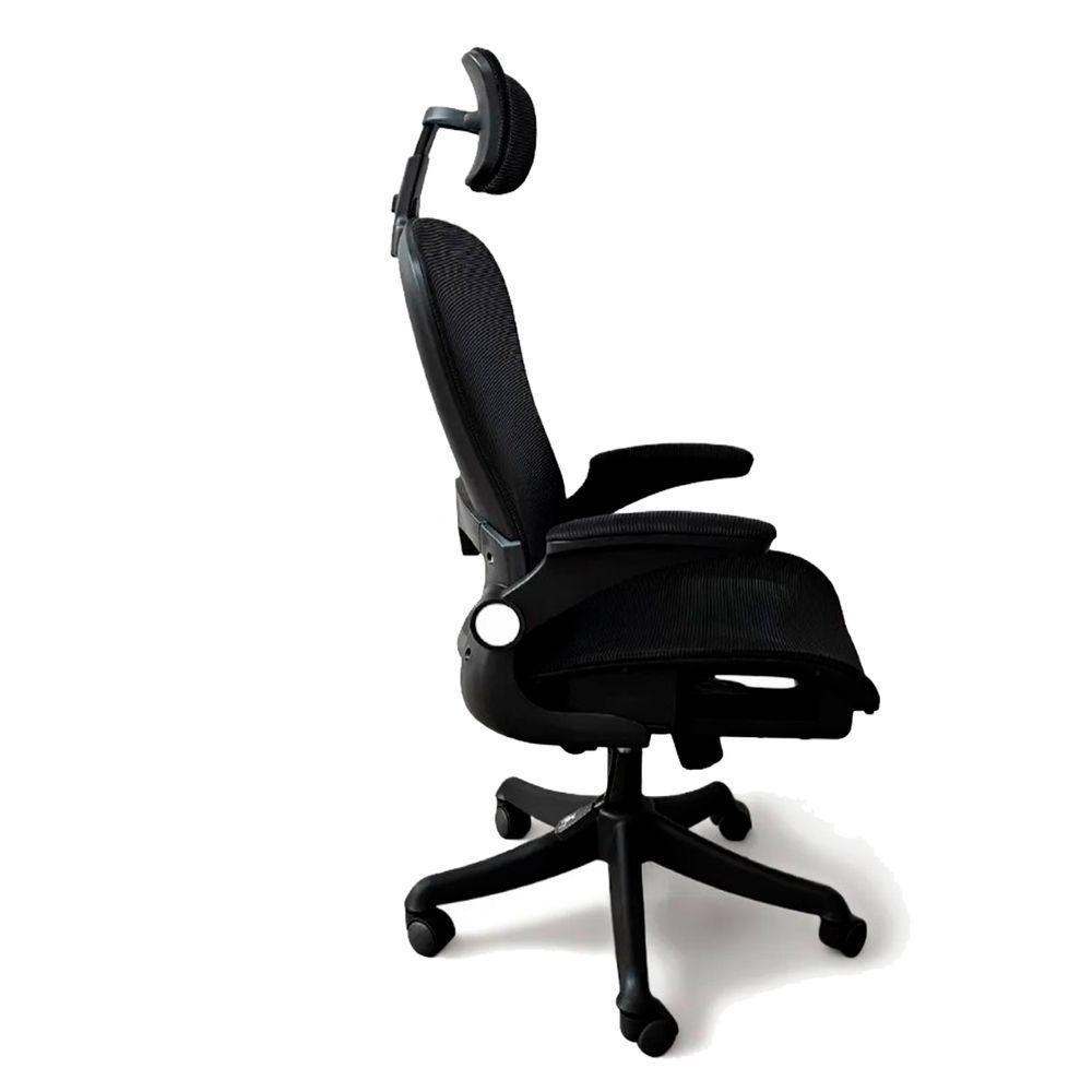 Cadeira Escritório Giratória Apoio De Cabeça Office Gamer - 3