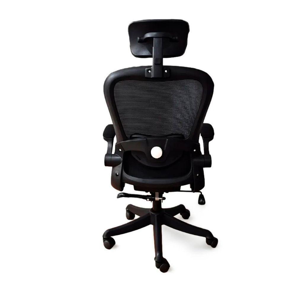 Cadeira Escritório Giratória Apoio De Cabeça Office Gamer - 4